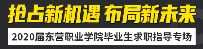 齐鲁人才：抢占新机遇 布局新未来2020届东营职业学院毕业生求职指导专场