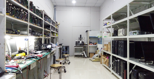 济宁市任城区渐山电脑维修中心工作环境公司内景照