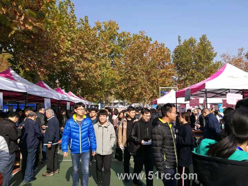 11月10日，山东科技大学泰安校区秋季毕业生双选会火爆进行中……